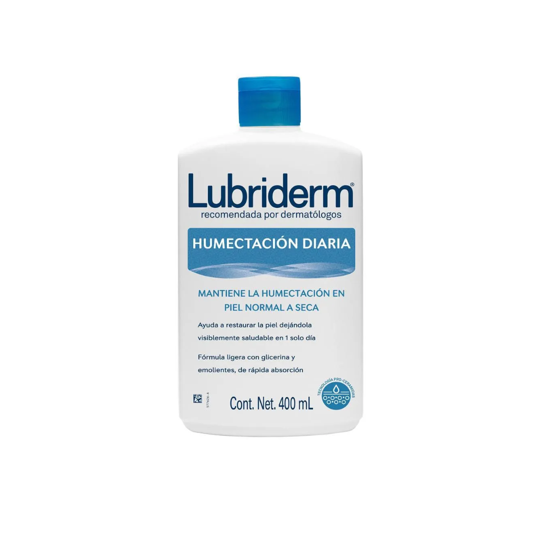 LUBRIDERM HUMECTACION DIARIA CREMA TOPICA FRASCO X 400 ML