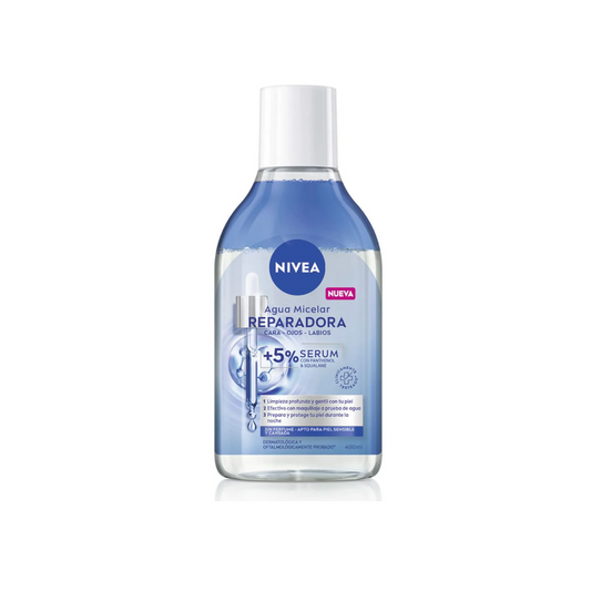 NIVEA AGUA MICELAR REPARADORA SOLUCIÓN FRASCO X 400 ML