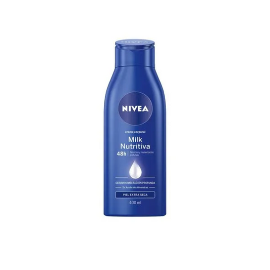 NIVEA BODY MILK ALMENDRA P/EXTRA SECA CREMA TOPICA FRASCO X 400 ML