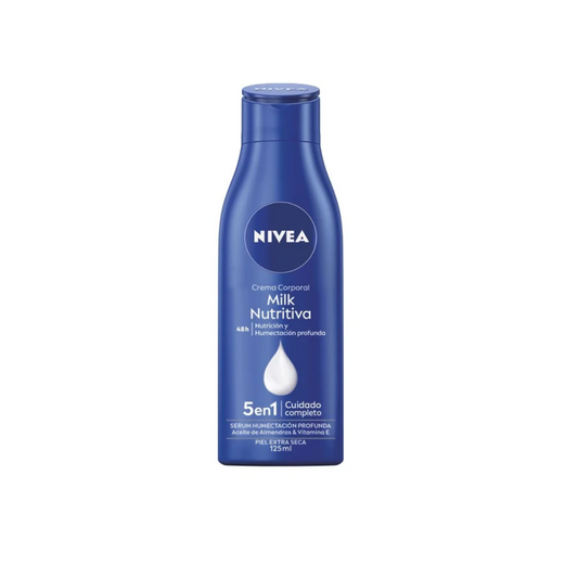 NIVEA BODY MILK NUTRITIVA P/EXTRA SECA CREMA TOPICA FRASCO X 125 ML