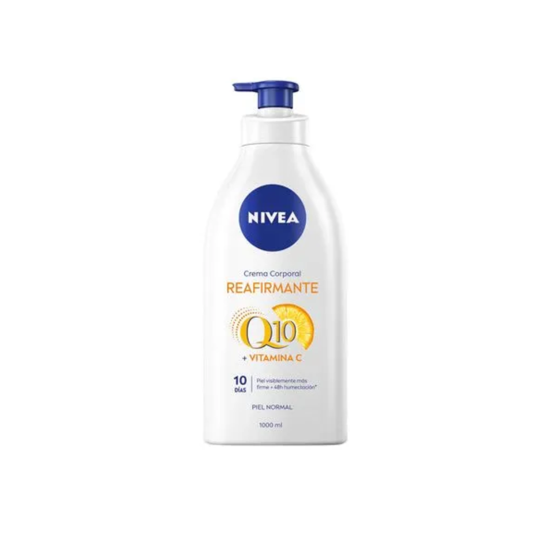 NIVEA BODY REAFIRMANTE Q10 CREMA TOPICA FRASCO X 1000 ML