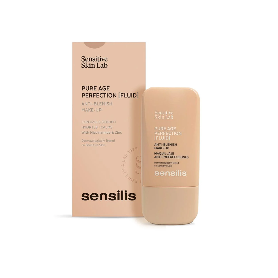 SENSILIS PURE AGE PERFECTION FLUID TONO BEIGE EMULSION TOPICA FRASCO X 30 ML