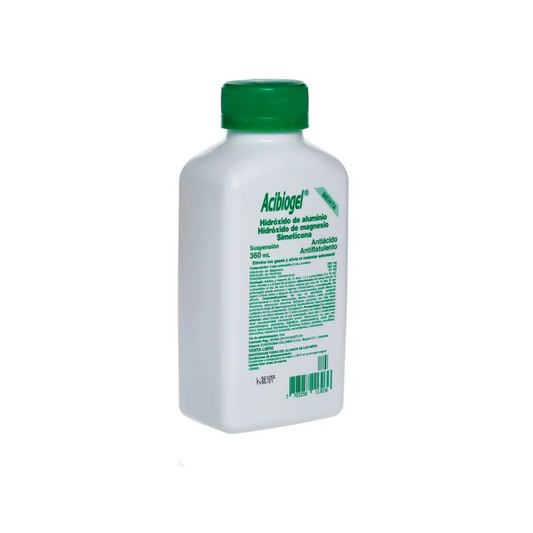 ACIBIOGEL MENTA ML SUSPENSION ORAL FRASCO X 360 ML