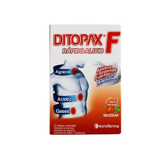 DITOPAX F 470/328/410/25 TABLETA MASTICABLE CAJA X 25