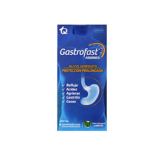 GASTRO FAST ADVANCE SUSPENSION ORAL FRASCO X 240 ML