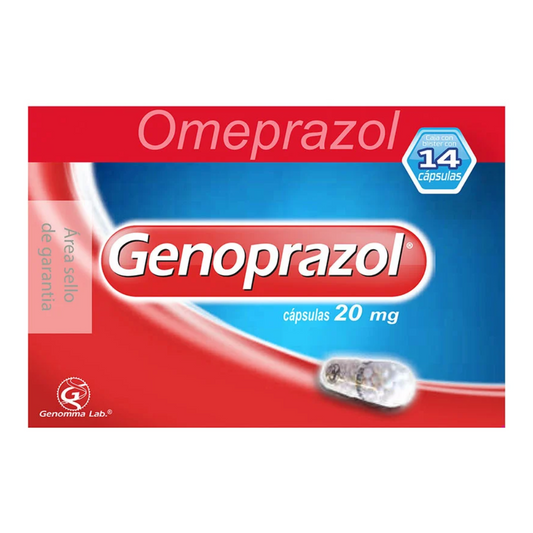 GENOPRAZOL 20 MG CAPSULA CAJA  X  14