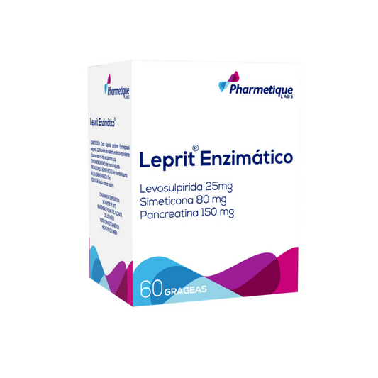 LEPRIT ENZIMATICO 25 MG/80 MG/150 MG GRAGEA CAJA X 60