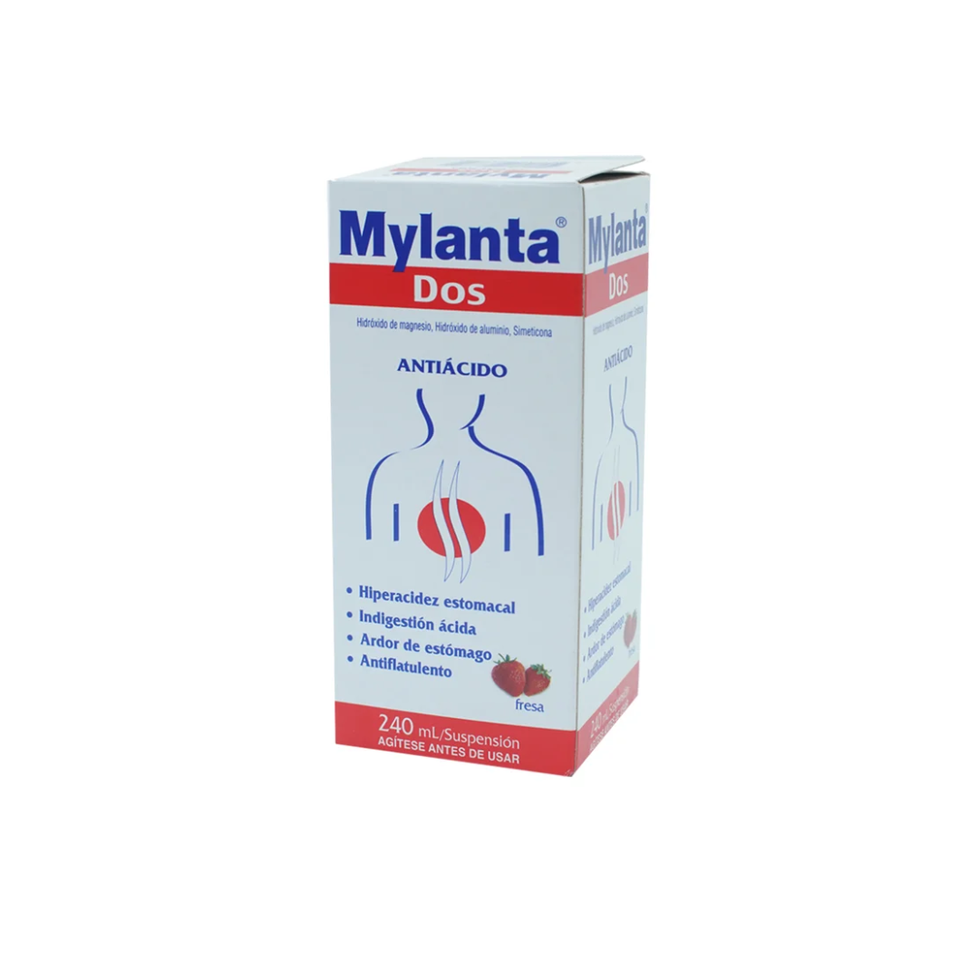 MYLANTA DOS FRESA SUSPENSION ORAL FRASCO X 240 ML