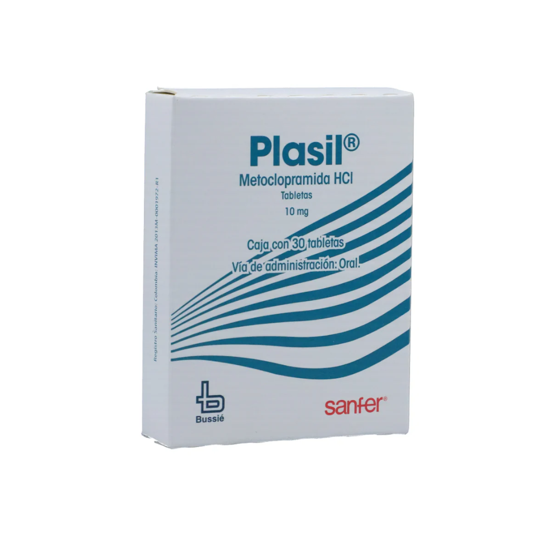 PLASIL 10 MG TABLETA CAJA X 30