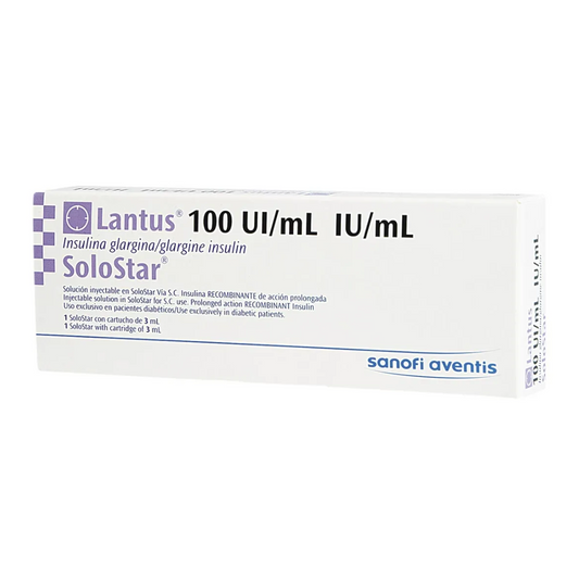 LANTUS 100 UI/ML SOLUCIÓN INYECTABLE CAJA X 1