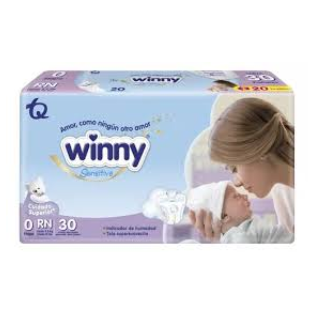 WINNY SENSITIVE ET0+TOAX10AV NA BOLSA X 30