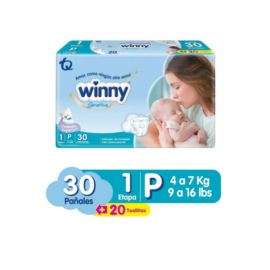 WINNY SENSITIVE ET1+TOAX20RN NA BOLSA X 30