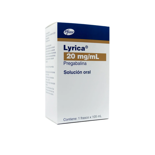 LYRICA 2 G SOLUCIÓN ORAL FRASCO X 105 ML
