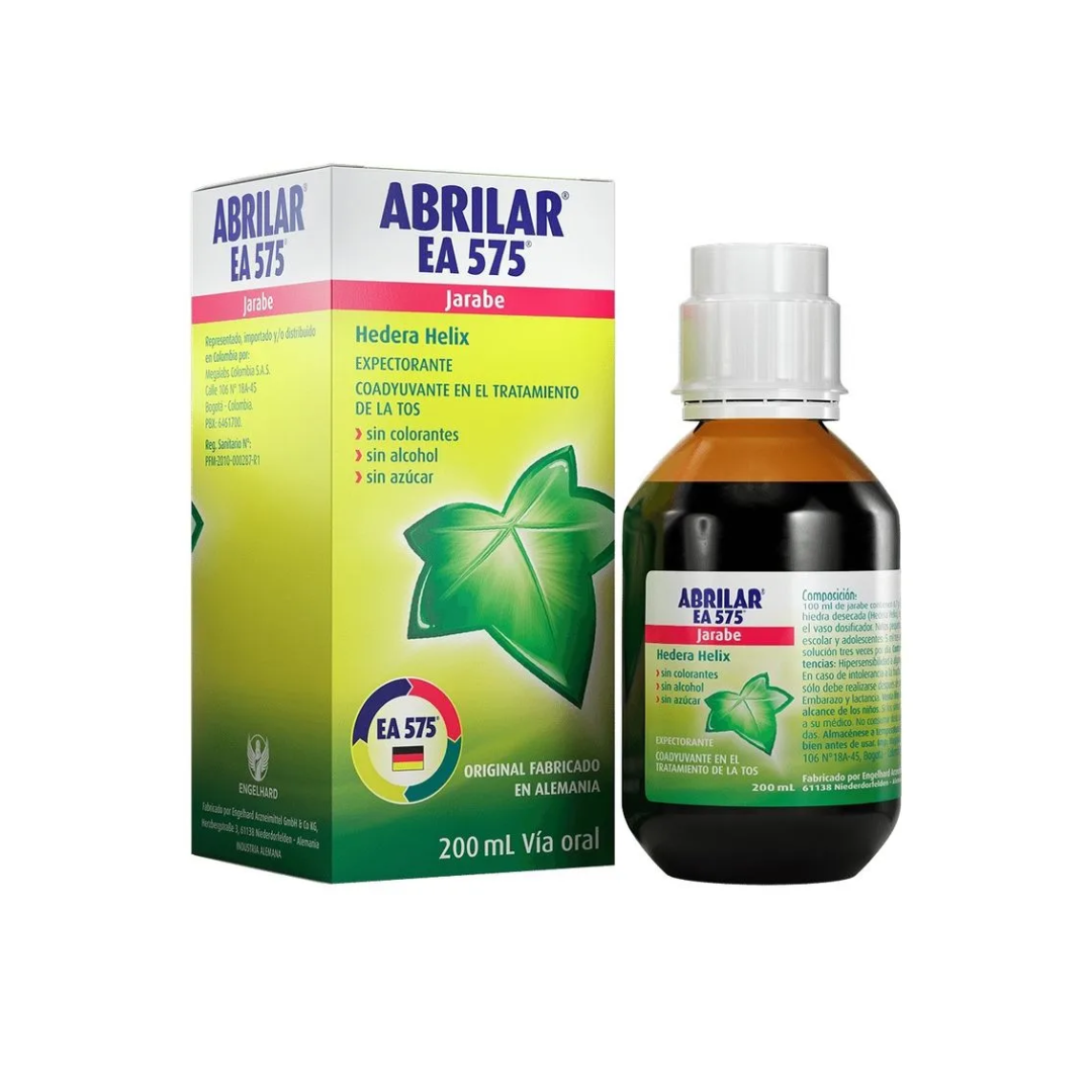 ABRILAR JARABE FRASCO X 200 ML