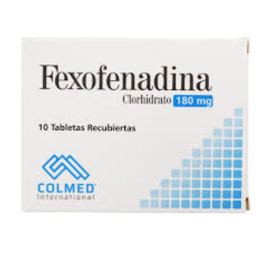 FEXOFENADINA PROCAPS 180 MG TABLETA CAJA X 10