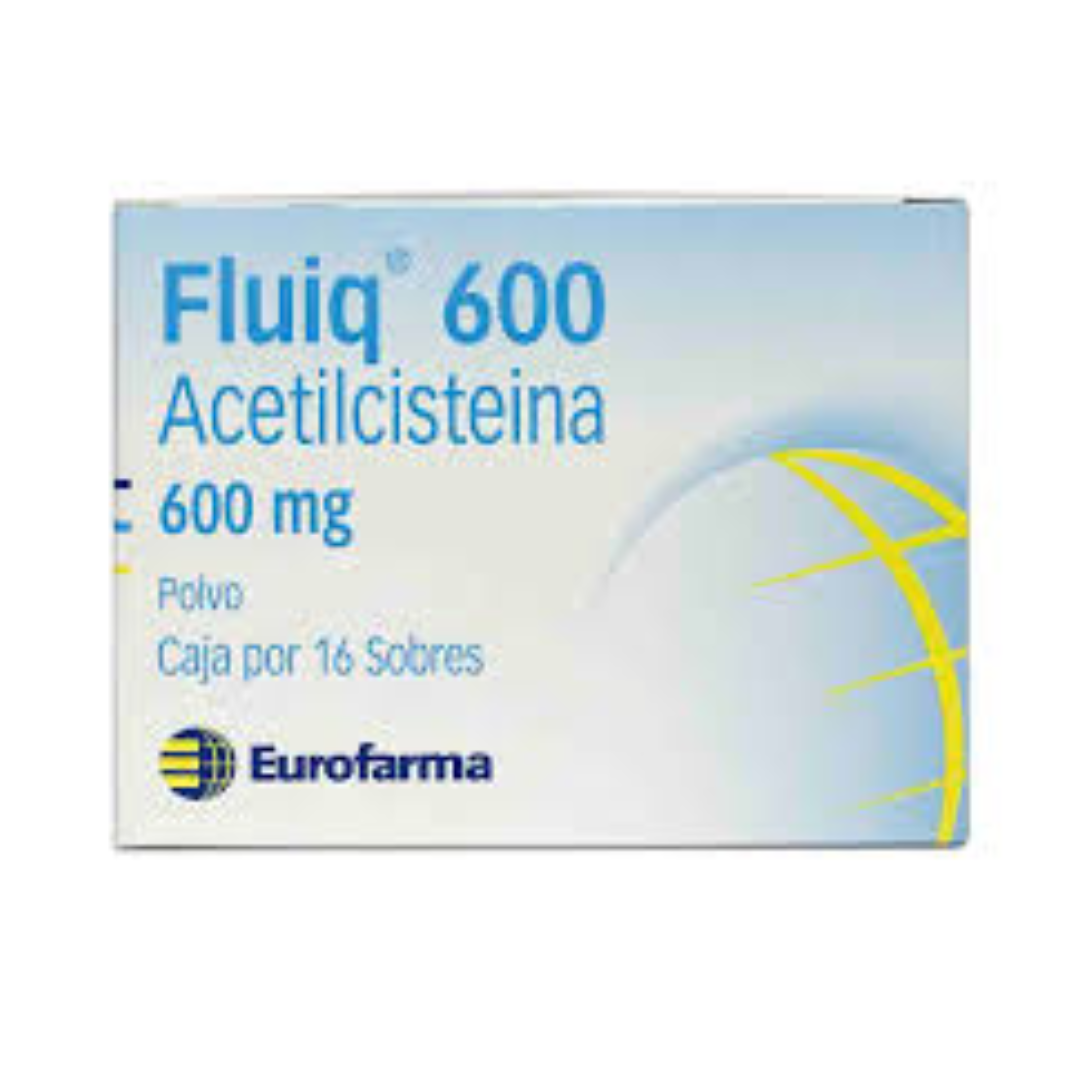 FLUIQ 600 MG POLVO CAJA X 16