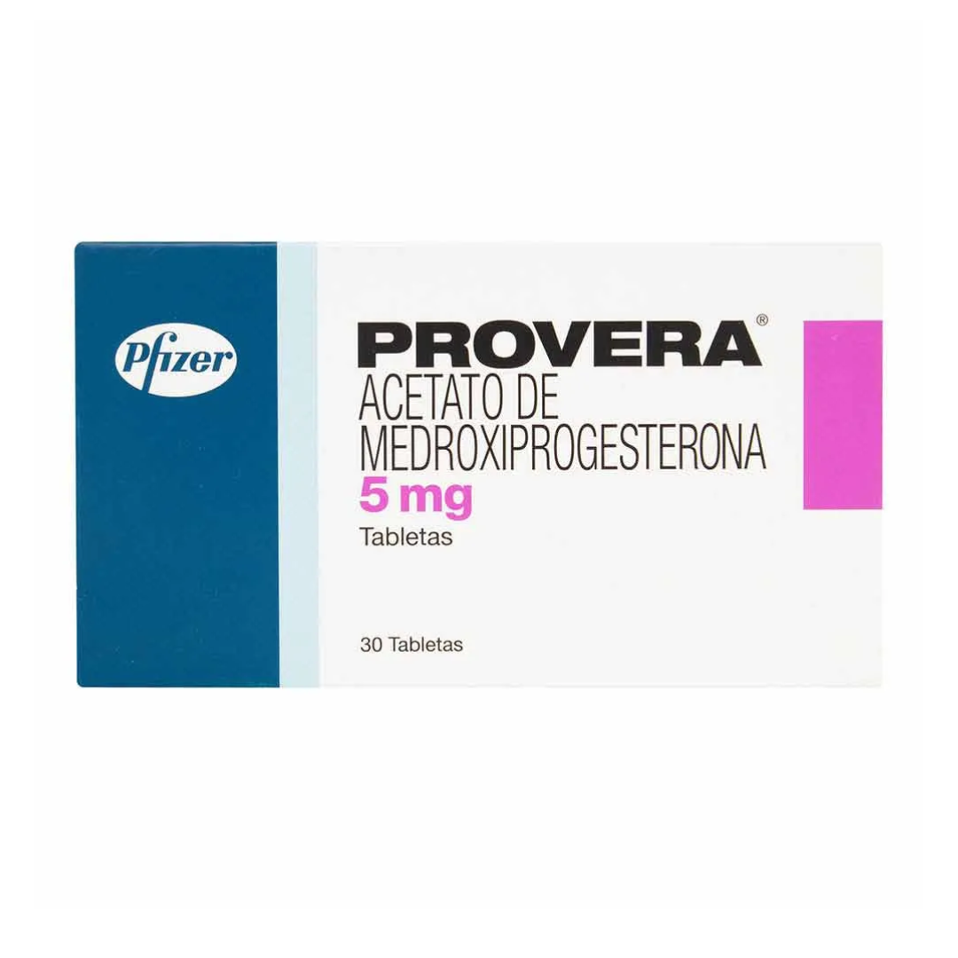 PROVERA 5 MG TABLETA CAJA X 30