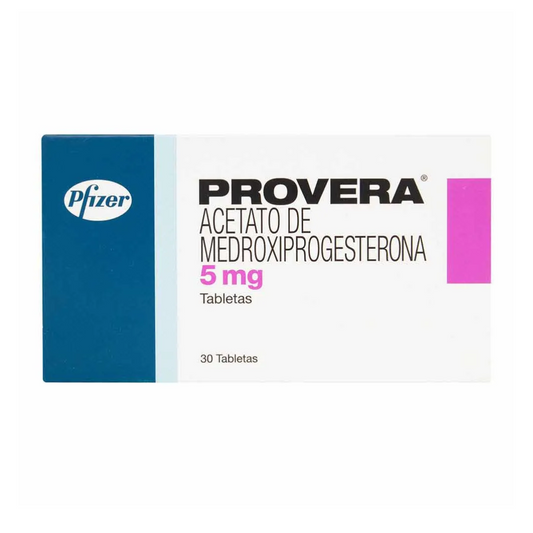 PROVERA 5 MG TABLETA CAJA X 30