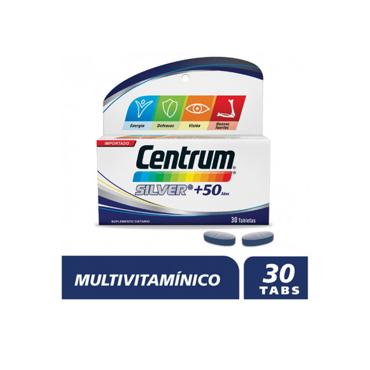 CENTRUM SILVER +50 TABLETA FRASCO X 30