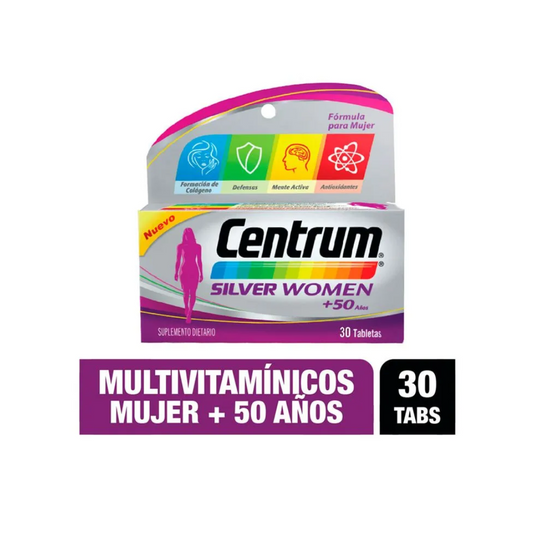 CENTRUM SILVER +50 WOMEN TABLETA FRASCO X 30