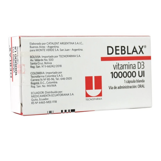 DEBLAX 100000 UI CAPSULA CAJA X 1