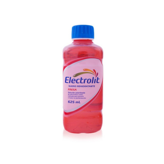 ELECTROLIT FRESA SUERO REHIDRAT SOLUCIÓN ORAL FRASCO X 625 ML