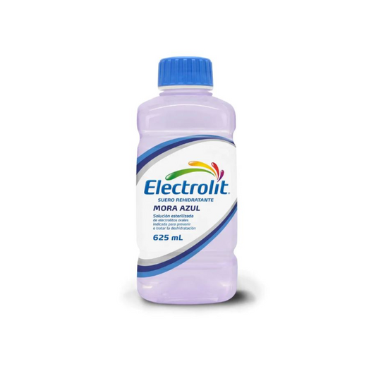 ELECTROLIT MORA AZUL SUERO REHIDRAT SOLUCIÓN ORAL FRASCO X 625 ML