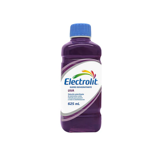 ELECTROLIT UVA SUERO REHIDRAT SOLUCIÓN ORAL FRASCO X 625 ML