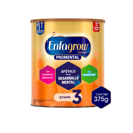 ENFAGROW LECHE PREMIUM 3 PROMENTAL CON MFGM POLVO ORAL LATA X 375 G
