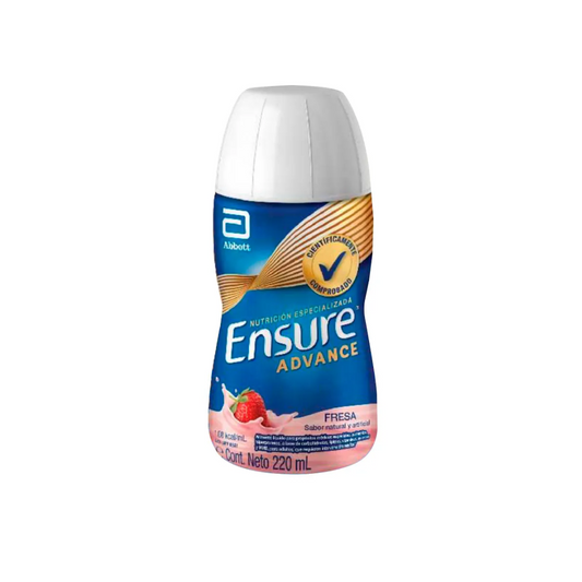 ENSURE ADVANCE FRESA  SOLUCIÓN ORAL FRASCO X 220 ML
