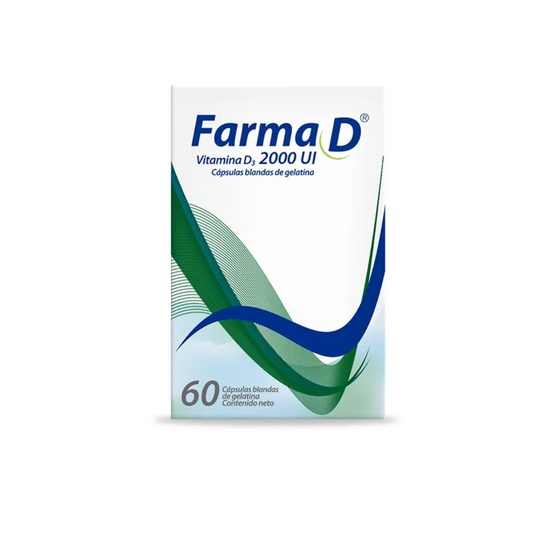 FARMAD D 2000 UI CAPSULA BLANDAS FRASCO X 60.