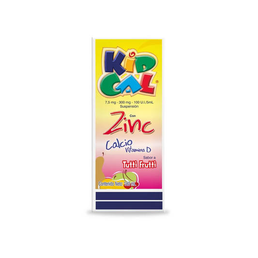 KIDCAL TUTI FRUTTI SUSPENSIÓN FRASCO X 180 ML