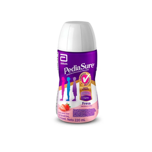 PEDIASURE FRESA SOLUCIÓN ORAL FRASCO X 220 ML