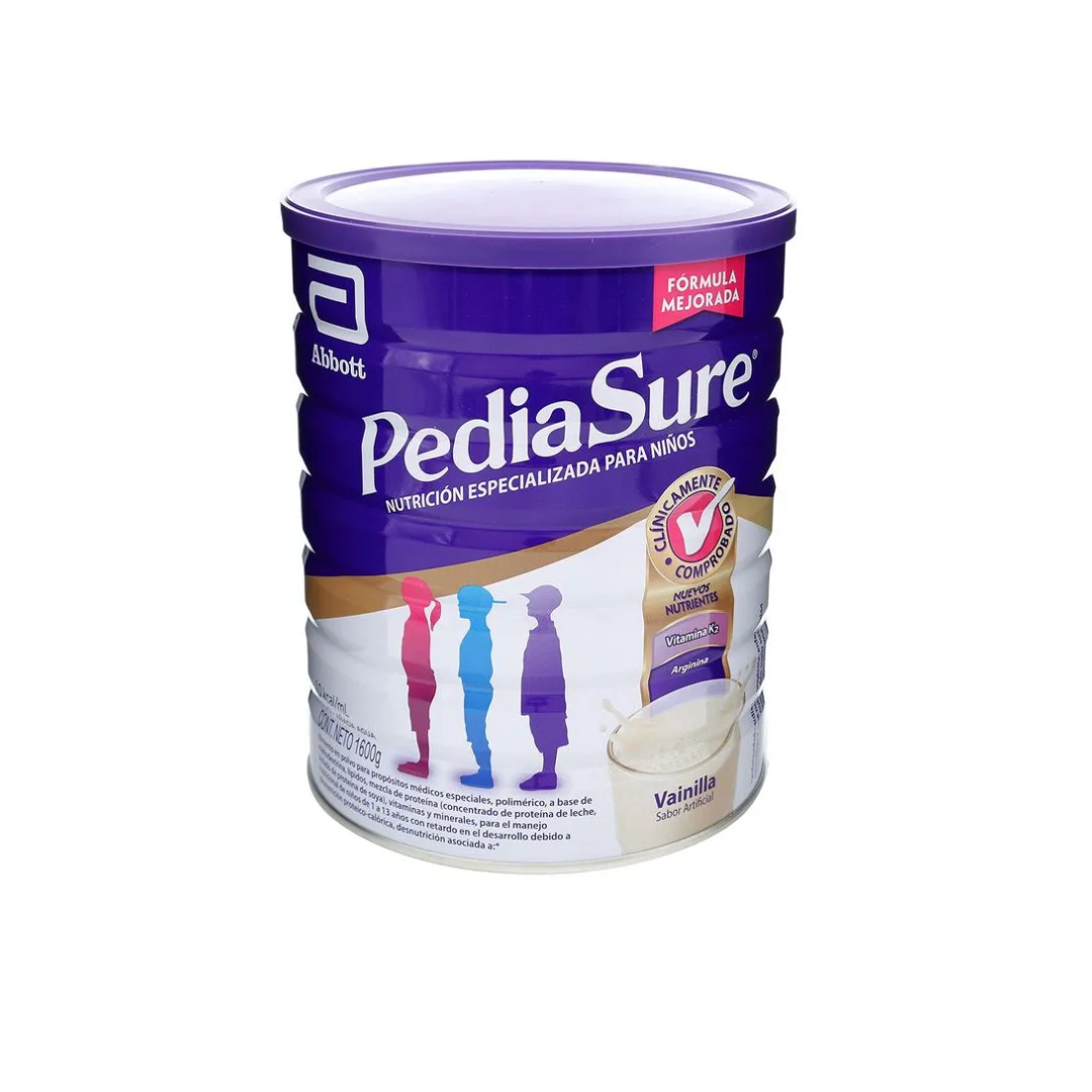 PEDIASURE VAINILLA POLVO LATA X 1600 GR