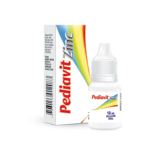 PEDIAVIT ZINC SOLUCIÓN ORAL FRASCO X 10 ML