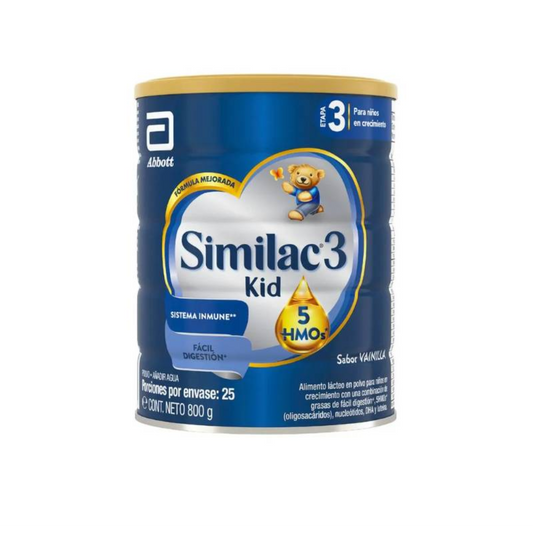 SIMILAC-3 KID 5HMOS VAINILLA POLVO LATA X 800 G