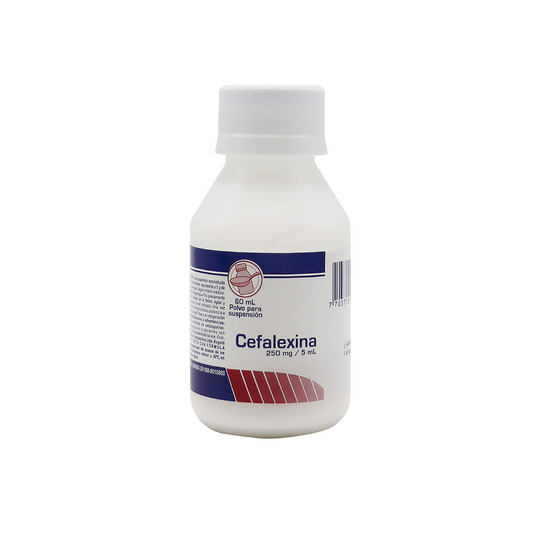 CEFALEXINA COASPHARMA 250 MG/5 ML POLVO PARA SUSPENSIÓN FRASCO X 60 ML