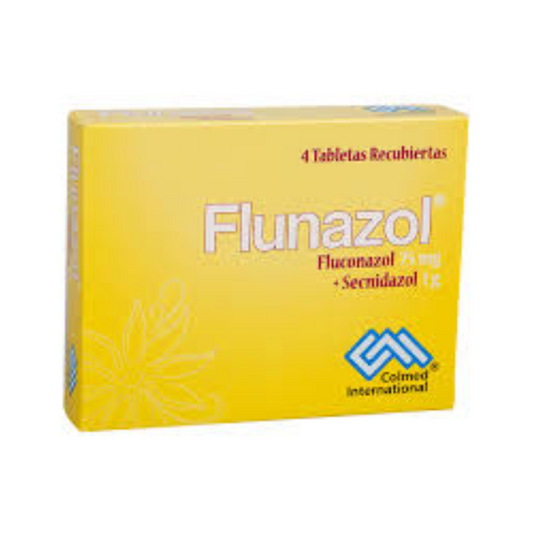 FLUNAZOL 75 MG /1 MG TABLETA CAJA X 4