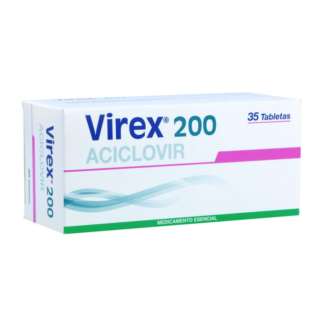 VIREX 200 MG TABLETA CAJA X 35