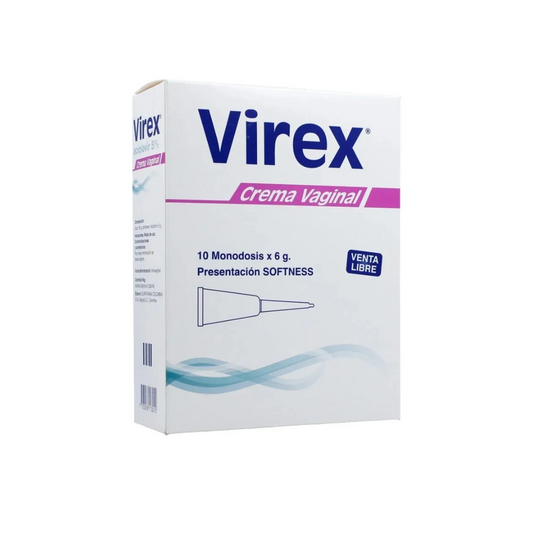 VIREX 5% (6G) CREMA VAGINAL CAJA X 10