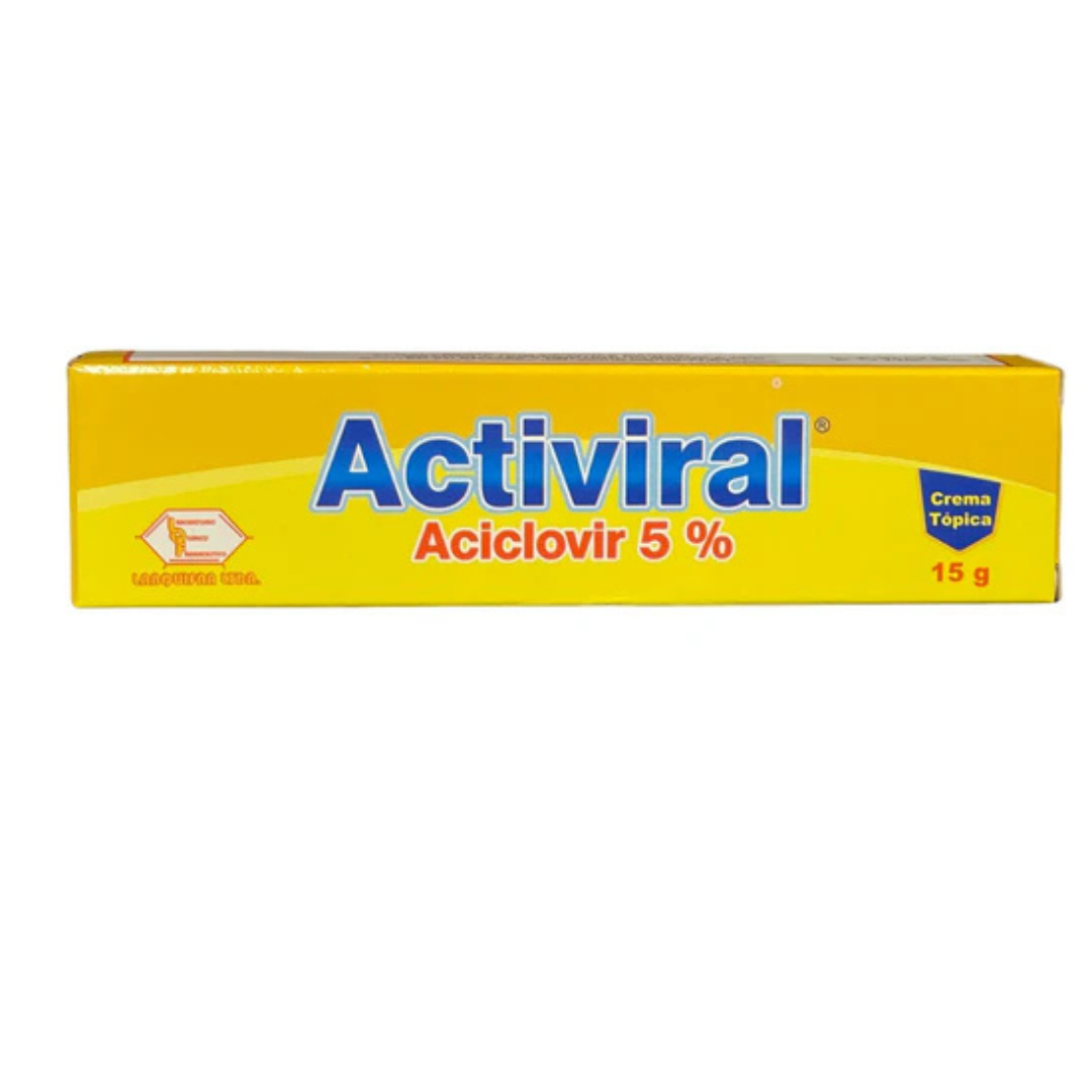 ACTIVIRAL 5 G CREMA TOPICA TUBO X 15 G