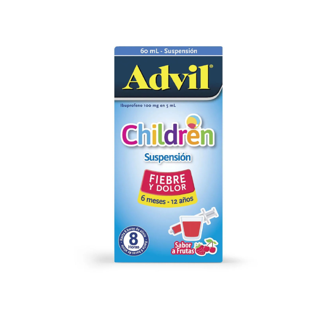 ADVIL CHILDREM 100 MG/5 ML SUSPENSION ORAL FRASCO X 100 ML