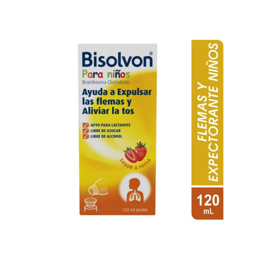 BISOLVON 0.08 G JARABE FRASCO X 120 ML