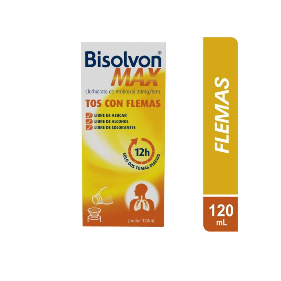 BISOLVON MAX 0.6 G SOLUCIÓN ORAL FRASCO X 120 ML