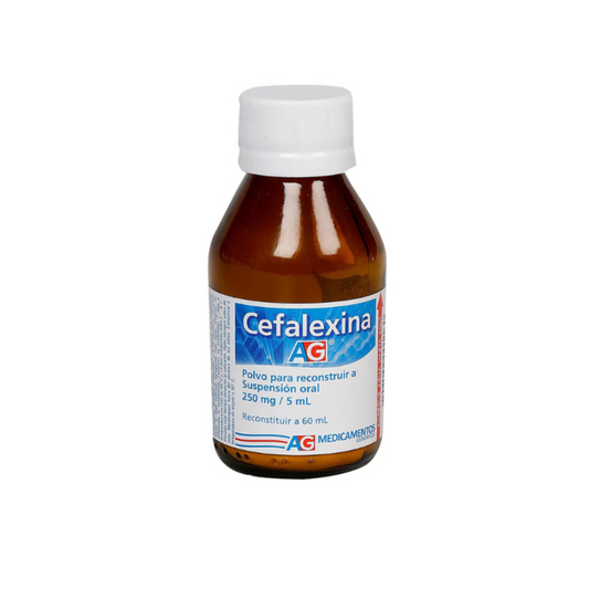 CEFALEXINA LA FRANCOL 250 MG/5 ML POLVO PARA SUSPENSIÓN FRASCO X 60 ML