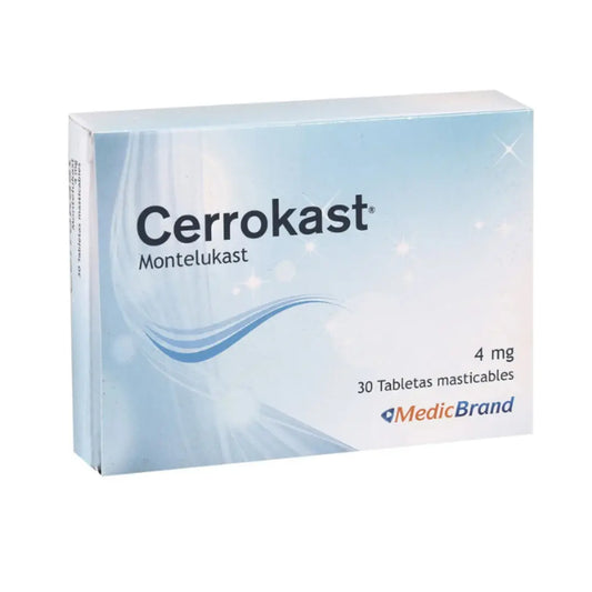 CERROKAST 4 MG TABLETA MASTICABLE CAJA X 30