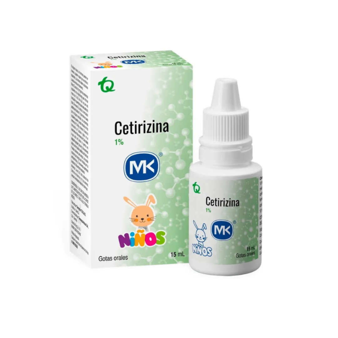 CETIRIZINA TECNOFAR 1 % SOLUCIÓN ORAL FRASCO X 15 ML