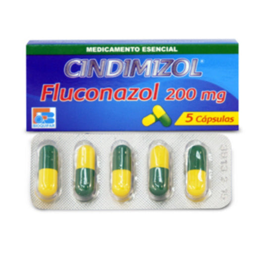 CINDIMIZOL 200 MG CAPSULA DURAS CAJA X 5