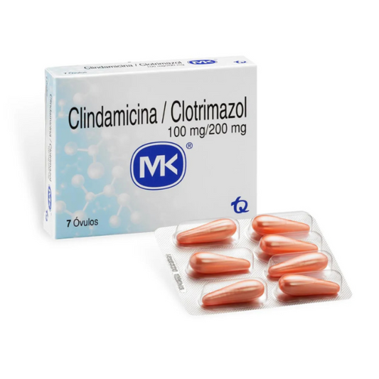 CLINDAMICINA/CLOTRIMAZOL MK 100 MG/200 MG OVULO CAJA X 7