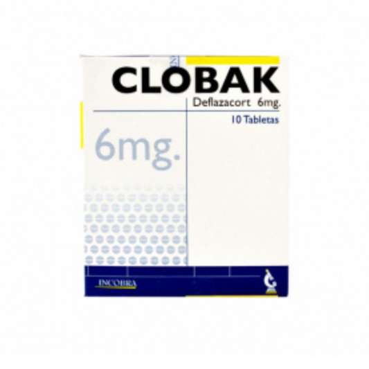 CLOBAK 6 MG TABLETA CAJA X 10